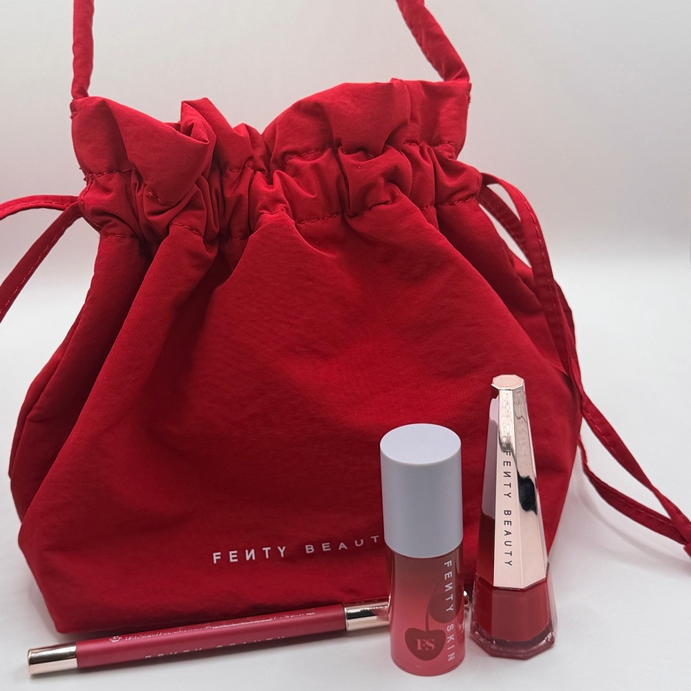 Fenty Beauty Red Lip Collection with Bag